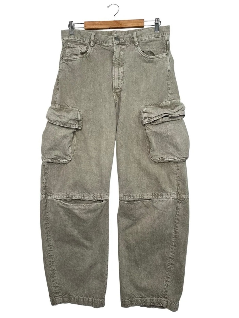 Zara women Cargo Pants grey